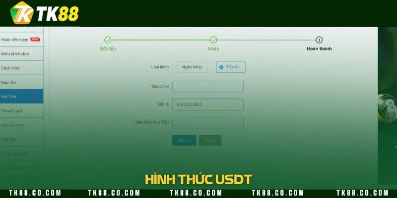 Sàn giao dịch tiền ảo USDT với tỷ giá cao