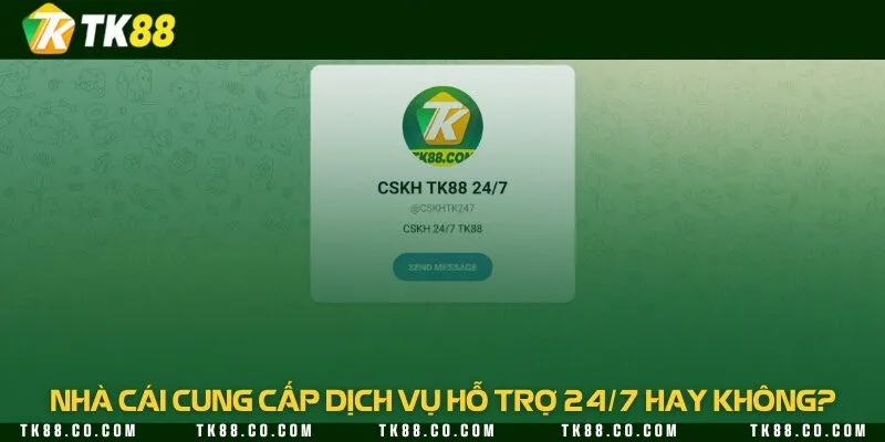 Nhà cái cam kết hỗ trợ người chơi 24/7 bất kể ngày lễ